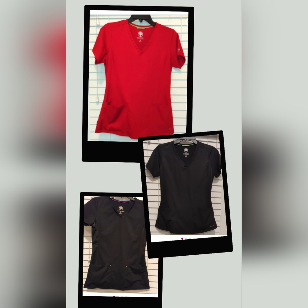 (3) Healing Hands XS Scrub Tops